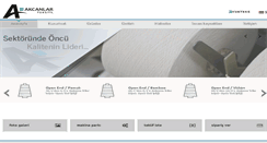 Desktop Screenshot of akcanlartekstil.com