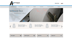 Desktop Screenshot of akcanlartekstil.com.tr